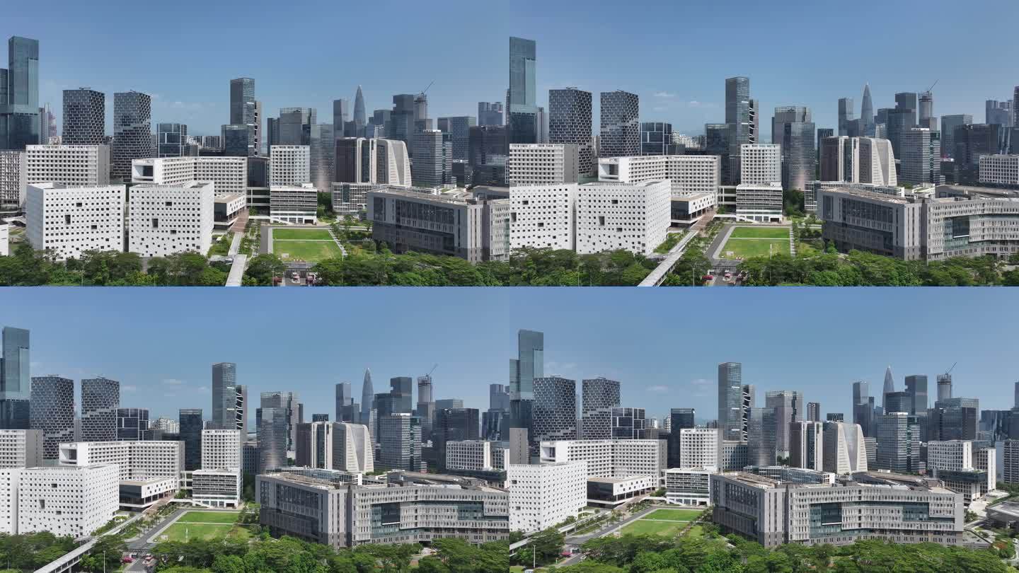 深圳南山区深圳大学深圳市软件产业基地航拍